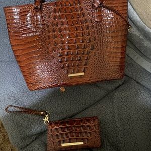 Brahmin purse and matching wallet